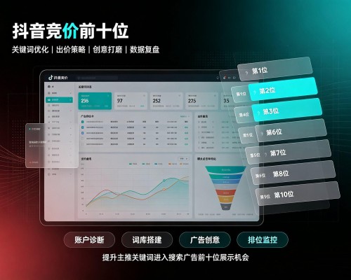 盐边抖音搜索竞价